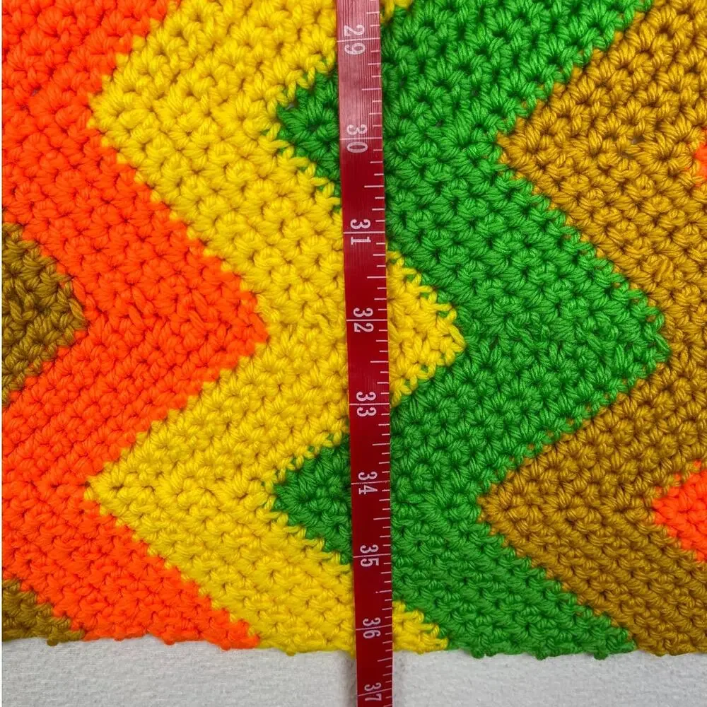 Handmade crochet ripple